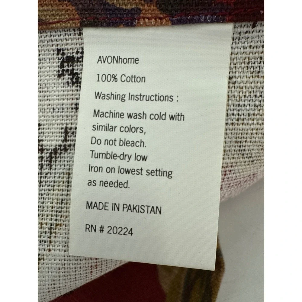 Croscill Floral Red Place Mats 14x19 Napkins Set 20x20‎ Cotton Serena NEW